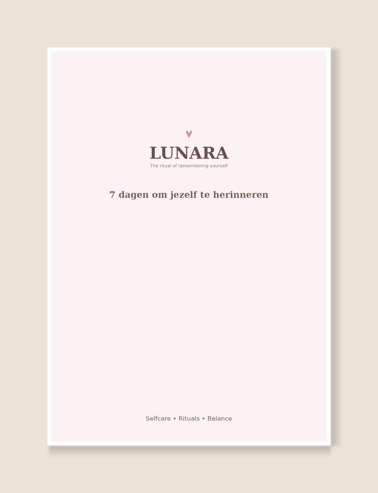 Gratis 7-daagse Selfcare Ritual Planner (digitale download)